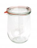 Vasetto in Vetro Weck 1l - Coperchio 100