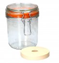 Vaso in Vetro con Coperchio "Swing Top" per la Fermentazione
