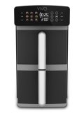 Vivo Air Fryer Dual Zone - Friggitrice ad Aria Verticale a Doppio Cassetto