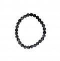 Bracciale "Sfera" in Ossidiana Naturale
