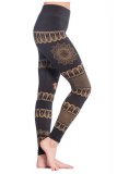 Yoga Leggings Bhakti Om - Nero - S-M