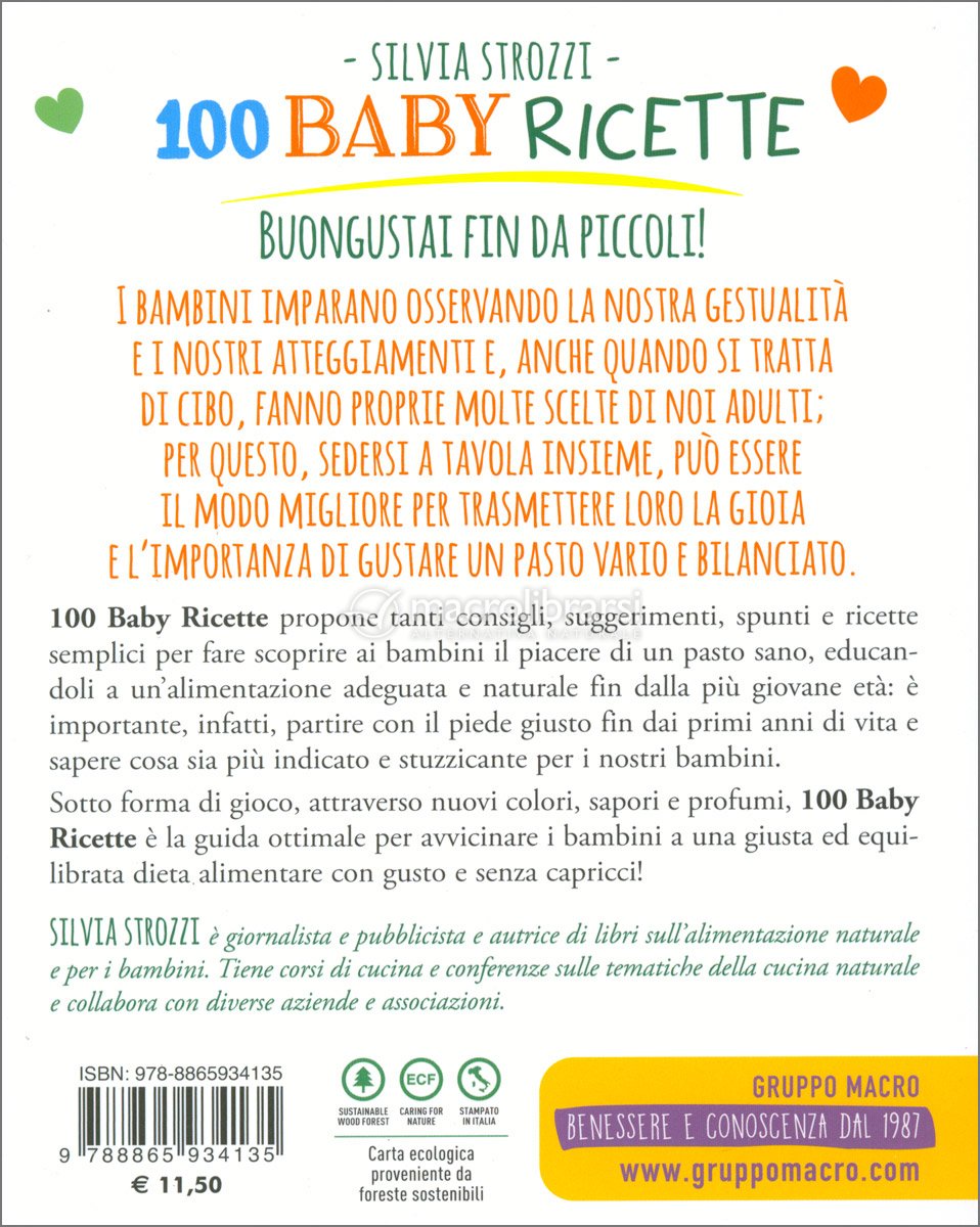 100 Baby Ricette — Libro di Silvia Strozzi