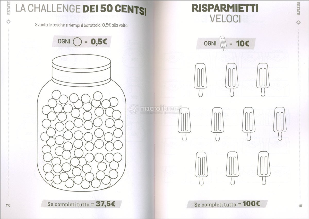 52 Sfide Facili per Risparmiare Fino a 10.000€ in un Anno — Libro di Kamei  Ryogoku