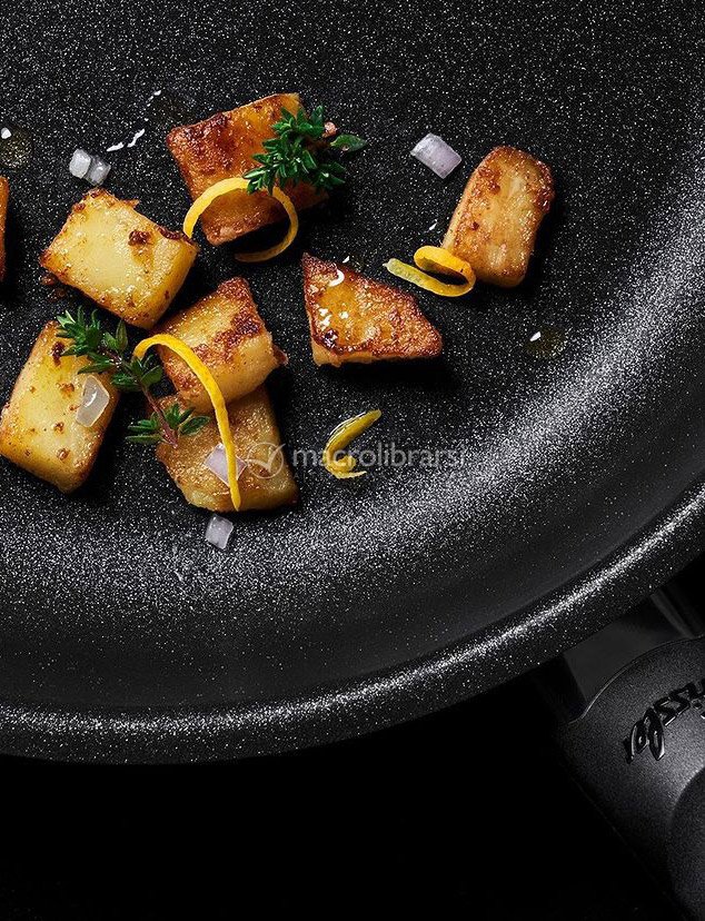 Fissler Adamant Teglia Antiaderente 24 Cm Con Coperchio In Vetro – Made In Germany, Compatibile Induzione