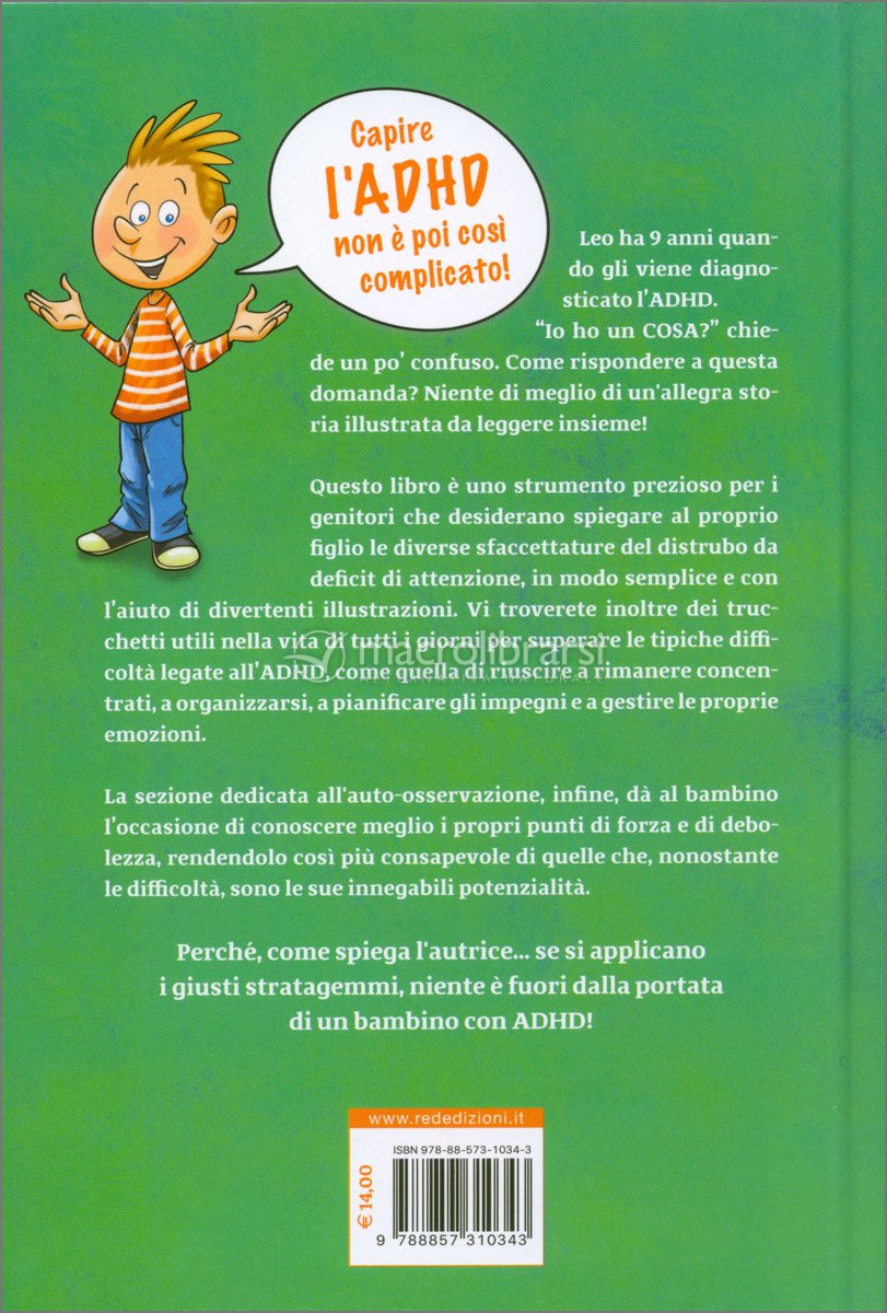 ADHD Spiegato ai Bambini — Libro di Ariane Hébert