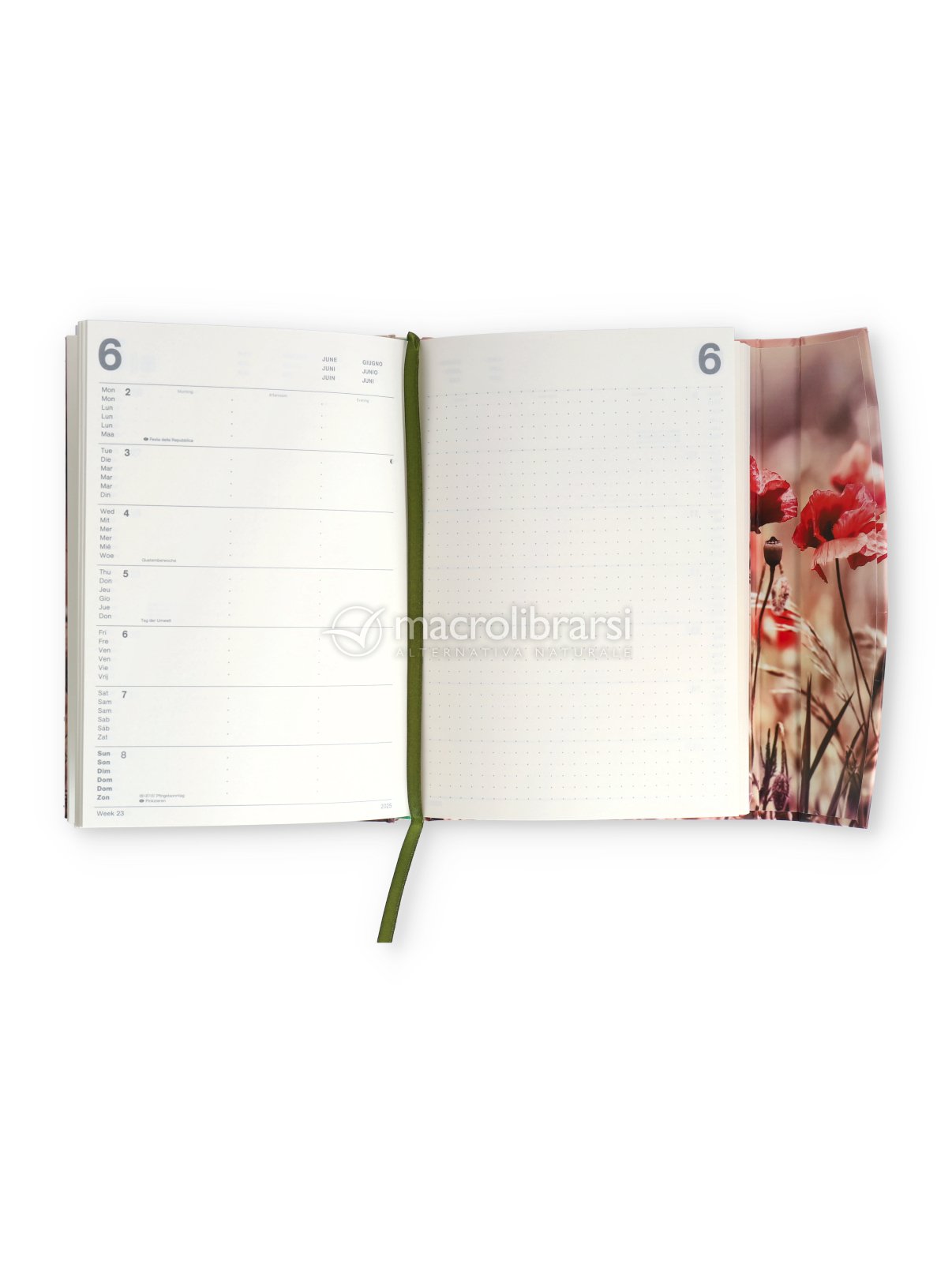 Agenda Settimanale Flowers 2025 — Agenda