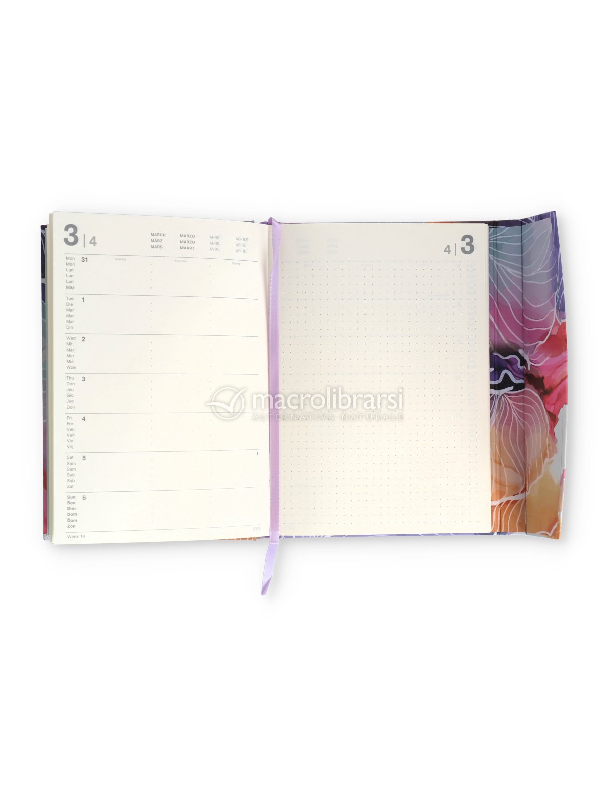 Agenda Settimanale Watercolours 2025 — Agenda