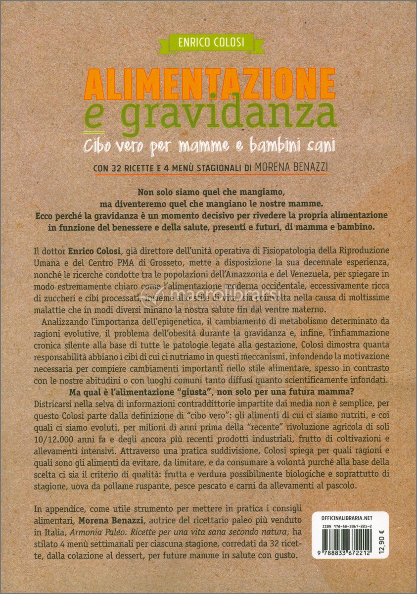 Alimentazione e Gravidanza — Libro di Enrico Colosi