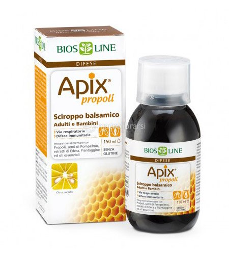 Apix Propoli Sciroppo Balsamico Adulti E Bambini Bios Line