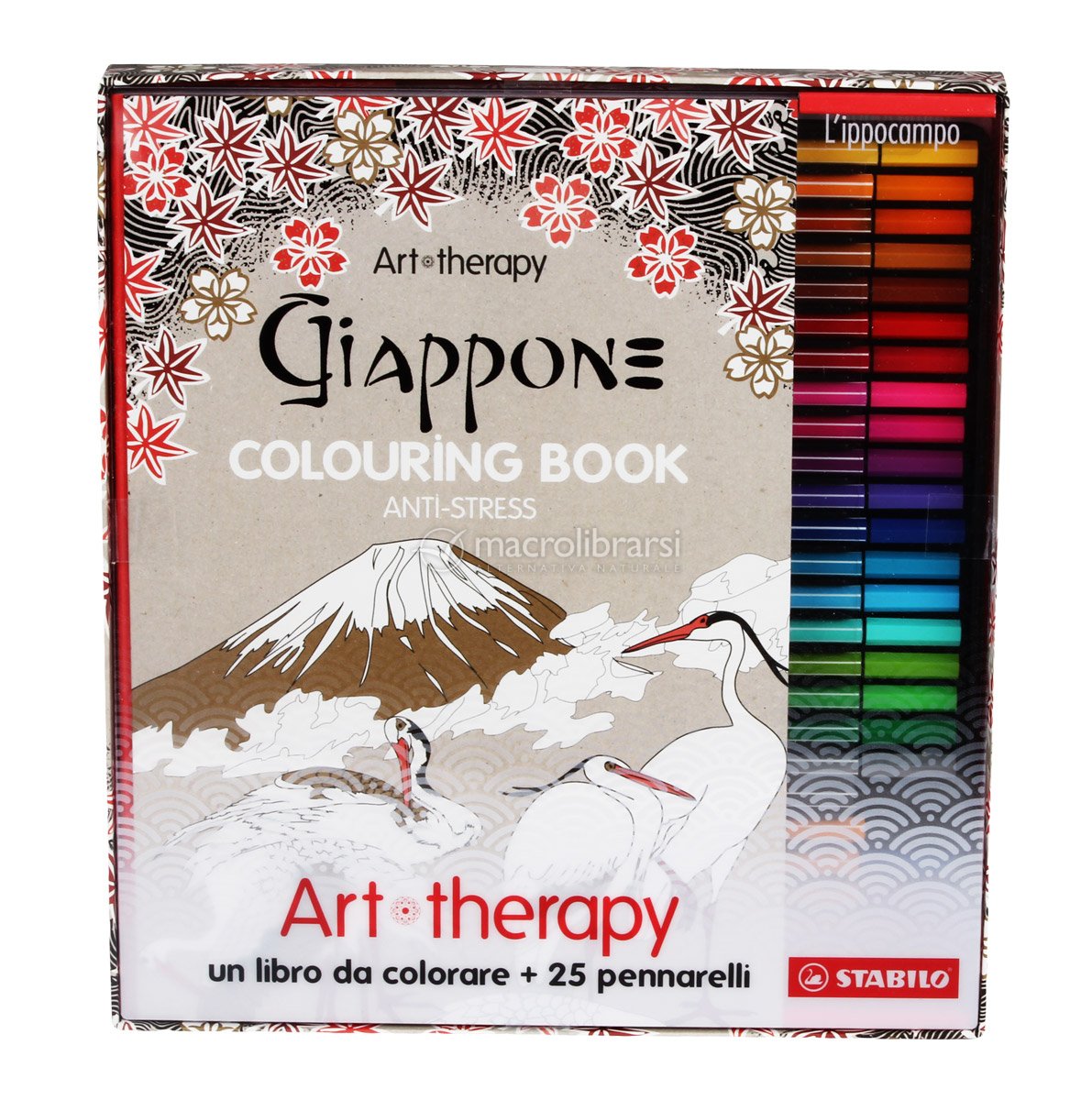 Art Therapy Giappone Colouring Book Anti Stress
