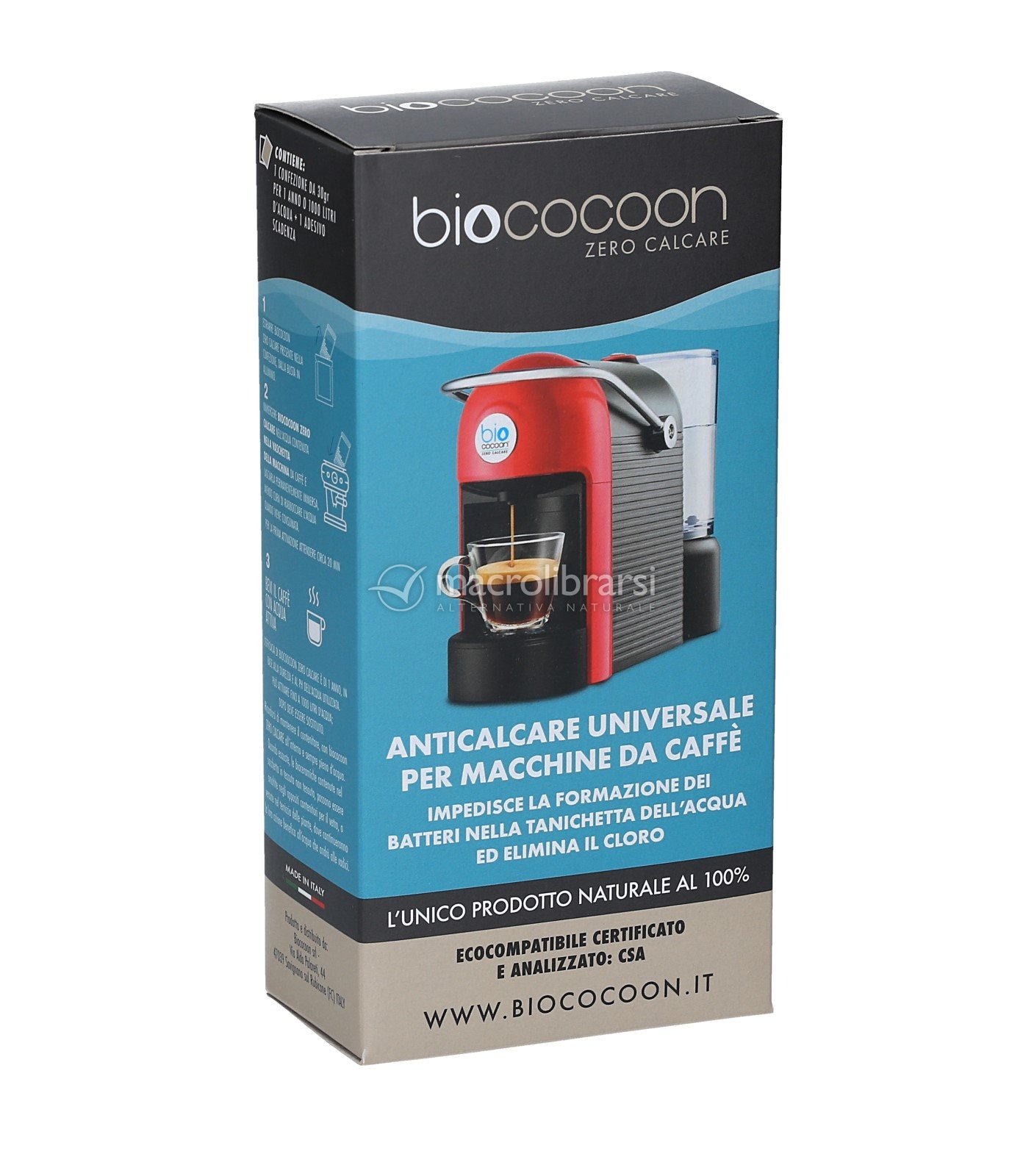 Biococoon Zero Calcare - Anticalcare Universale per Macchine da