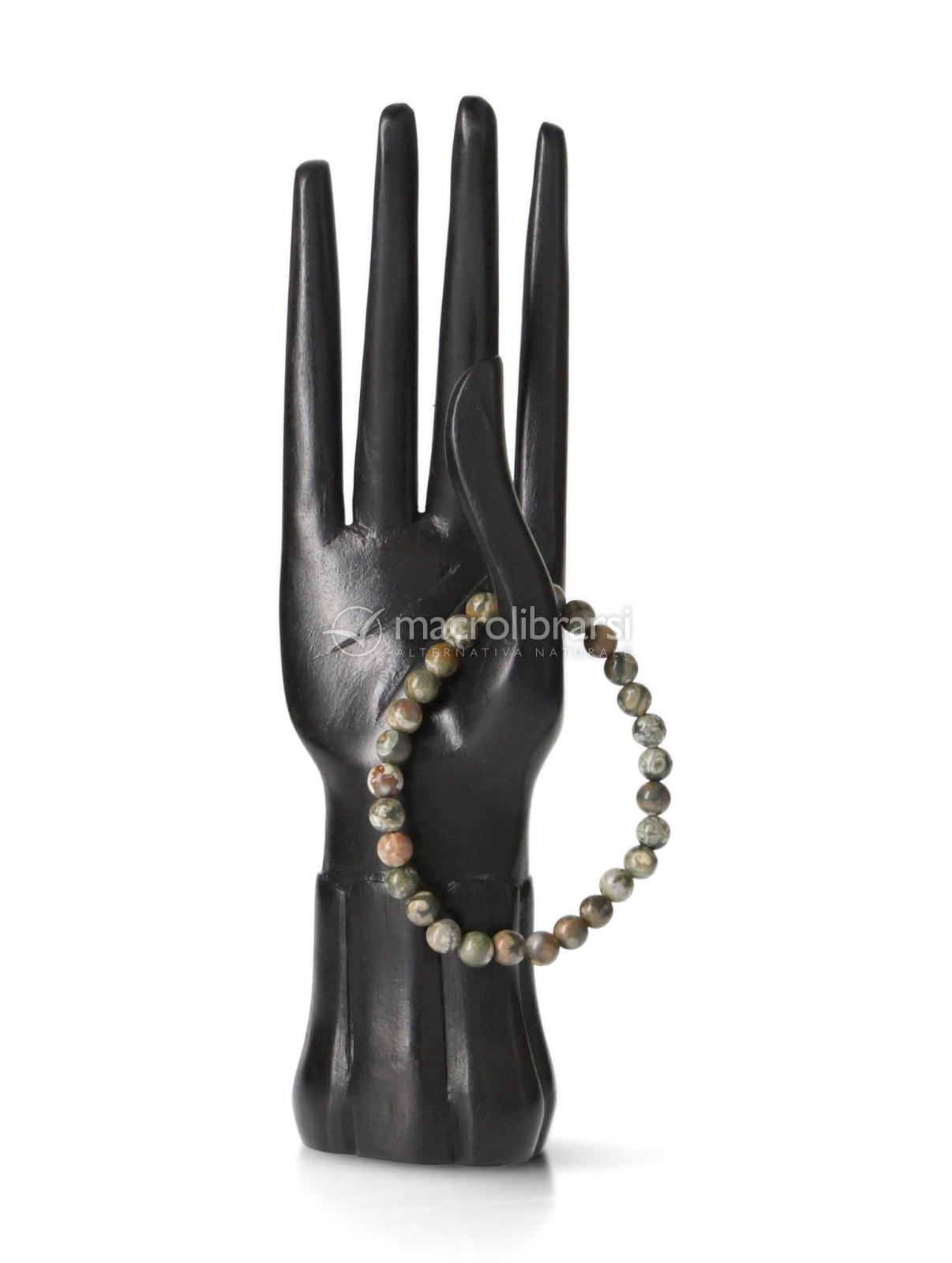 Bracciale Rondelle in opale rosa - Pietre preziose da 10 mm