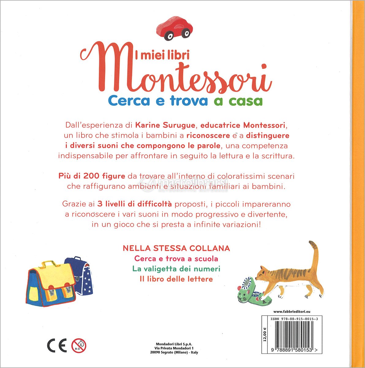 Cerca e Trova a Casa - I Miei Libri Montessori di Fabbri Editori