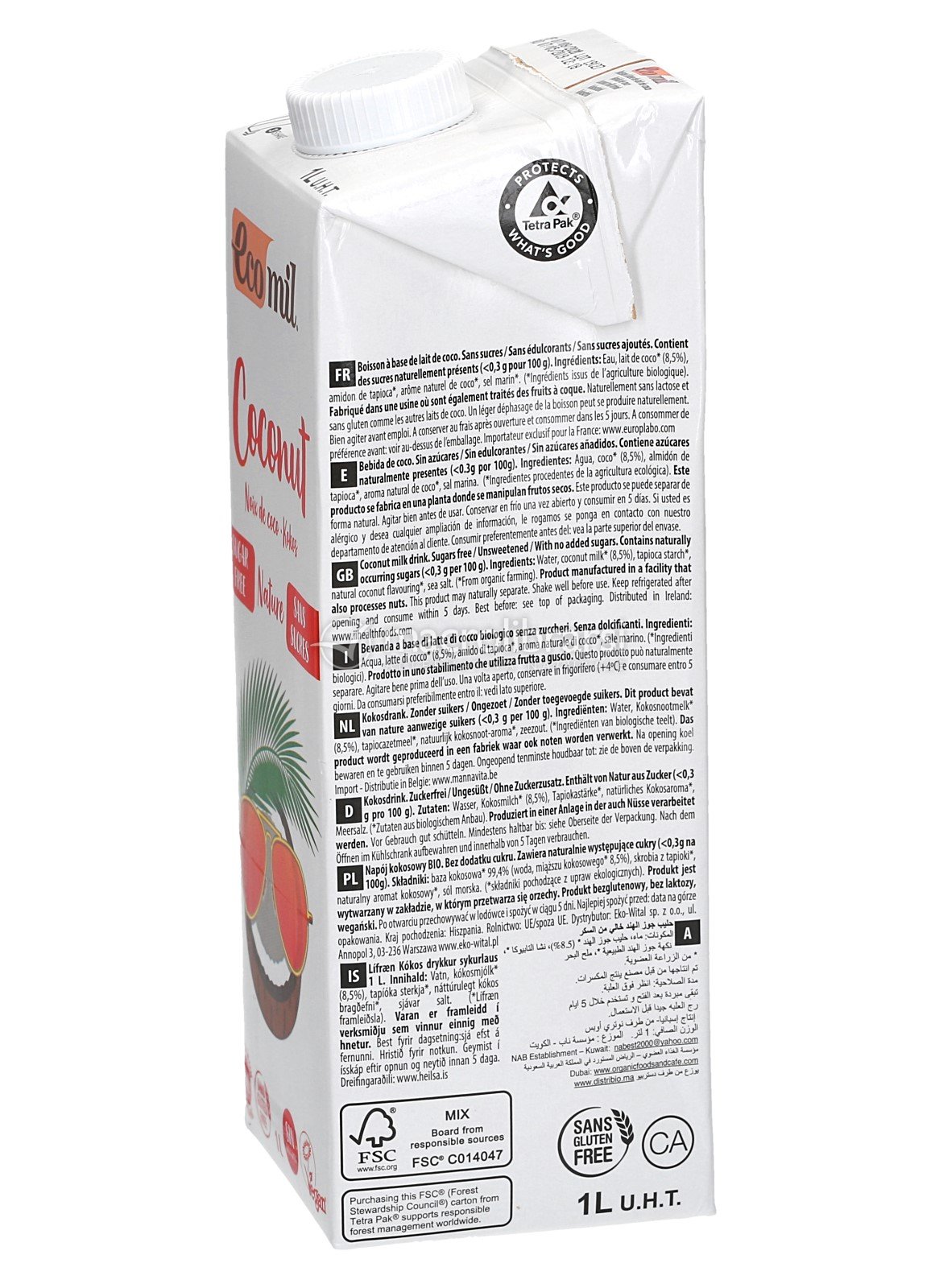 Coconut Milk Latte di Cocco senza Zucchero