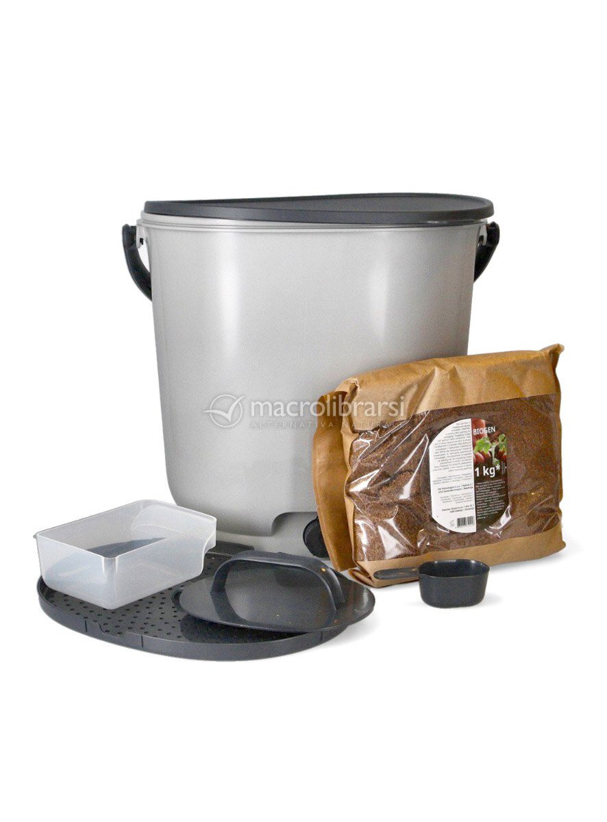 Composteur Bokashi Organko Essential 15,3L + base + 1kg d'activateur i –  Maison Fertile