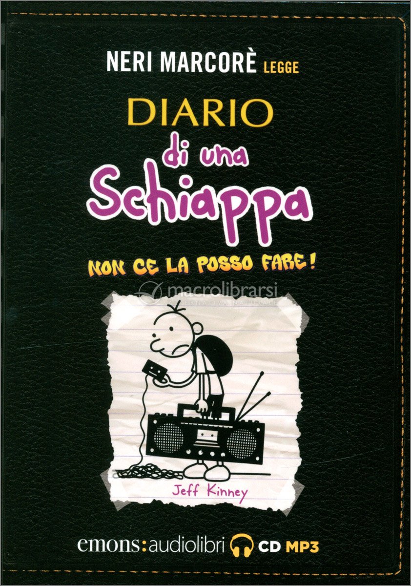 Diario di una Schiappa - Non Ce la Posso Fare! — Audiolibro CD di Jeff  Kinney