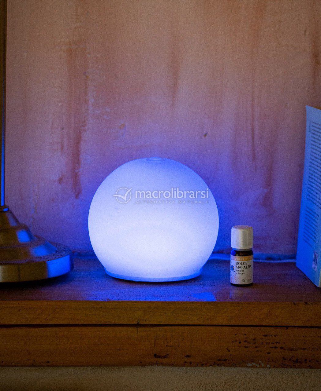 DIFFUSORE ELETTRICO DI FRAGRANZE+LED BLU ML.400 CM.17X7,5h