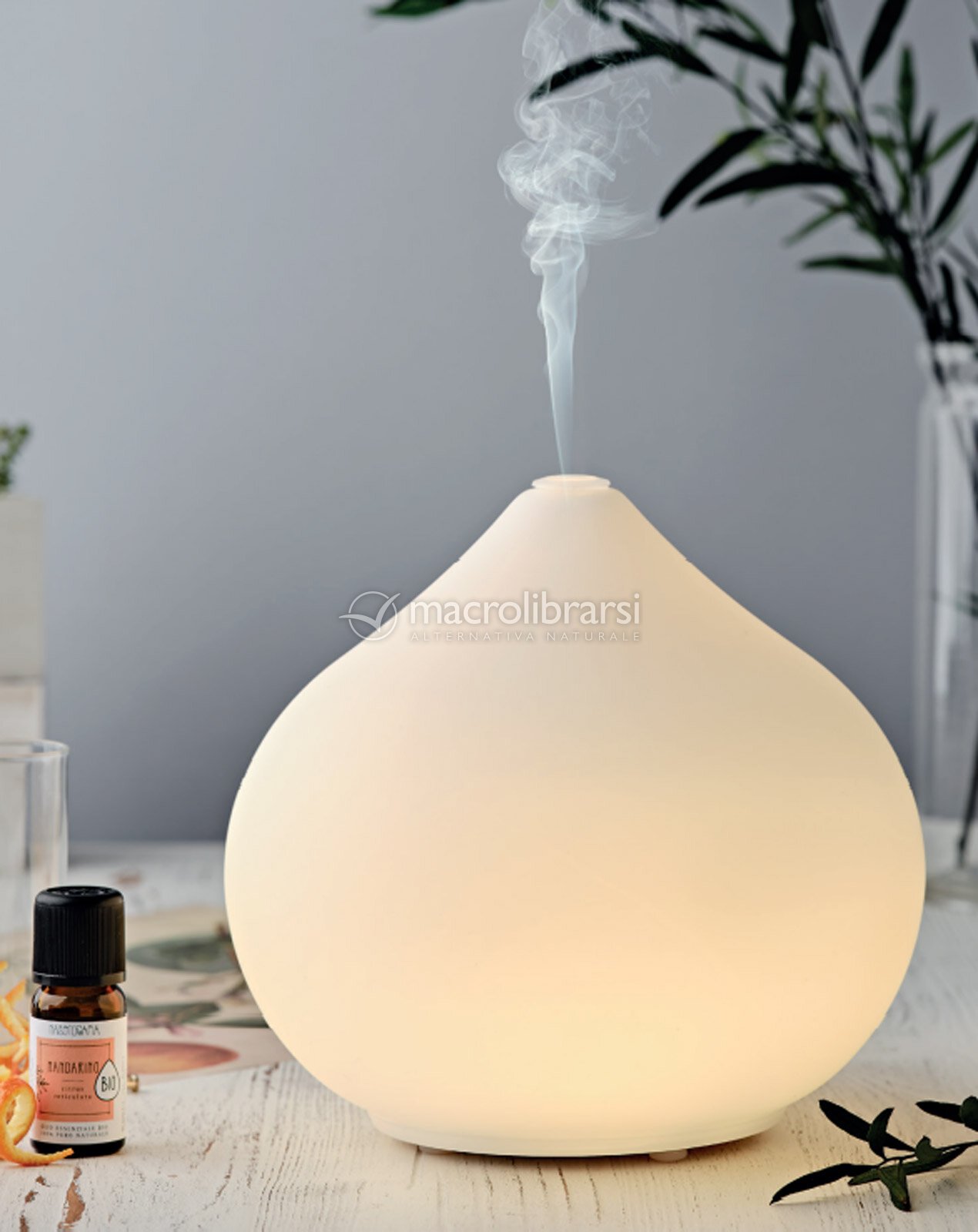 Diffusore Elettrico Oli Essenziali ad Ultrasuoni e Cromoterapia 