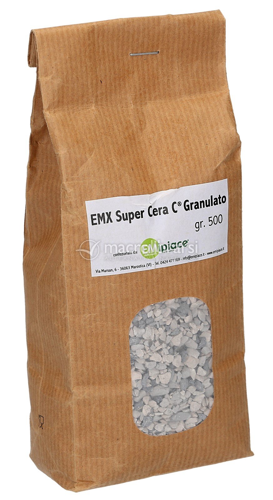 EM Super Cera C® Polvere 500g – Polvere Di Ceramica Fine Fermentata Con Microrganismi Efficaci, Per Migliorare Terreno, Additivo Per Pitture E Cemente, Uso In Agricoltura E Bioedilizia