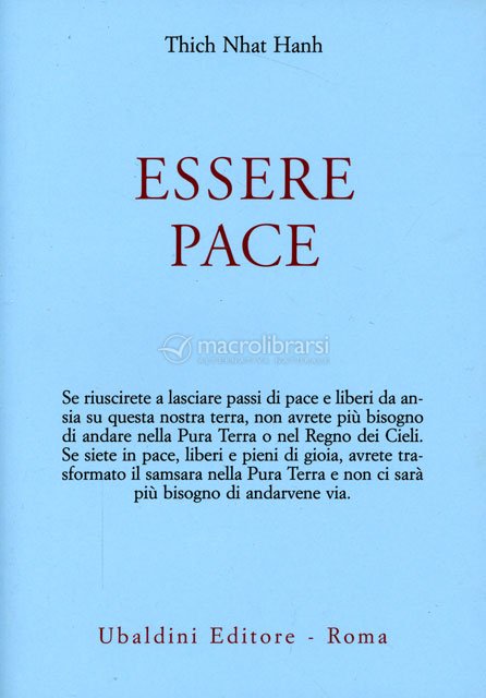 Essere Pace — Libro di Thich Nhat Hanh