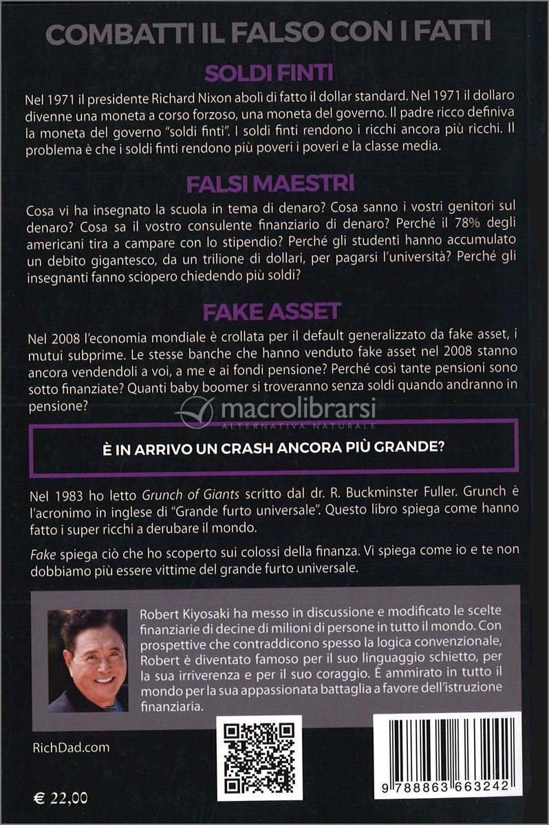 Fake - Soldi finti * Falsi maestri * Fake asset — Libro di Robert T.  Kiyosaki