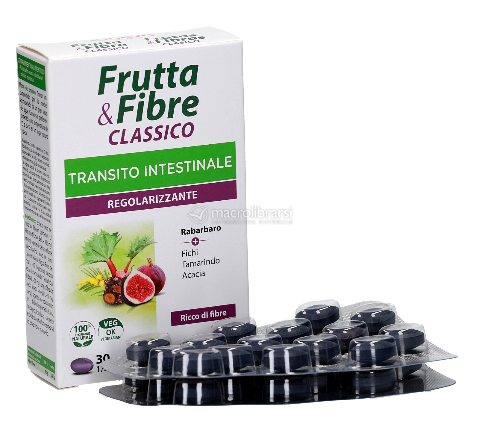 Frutta e Fibre Classico - 30 Compresse di Ortis