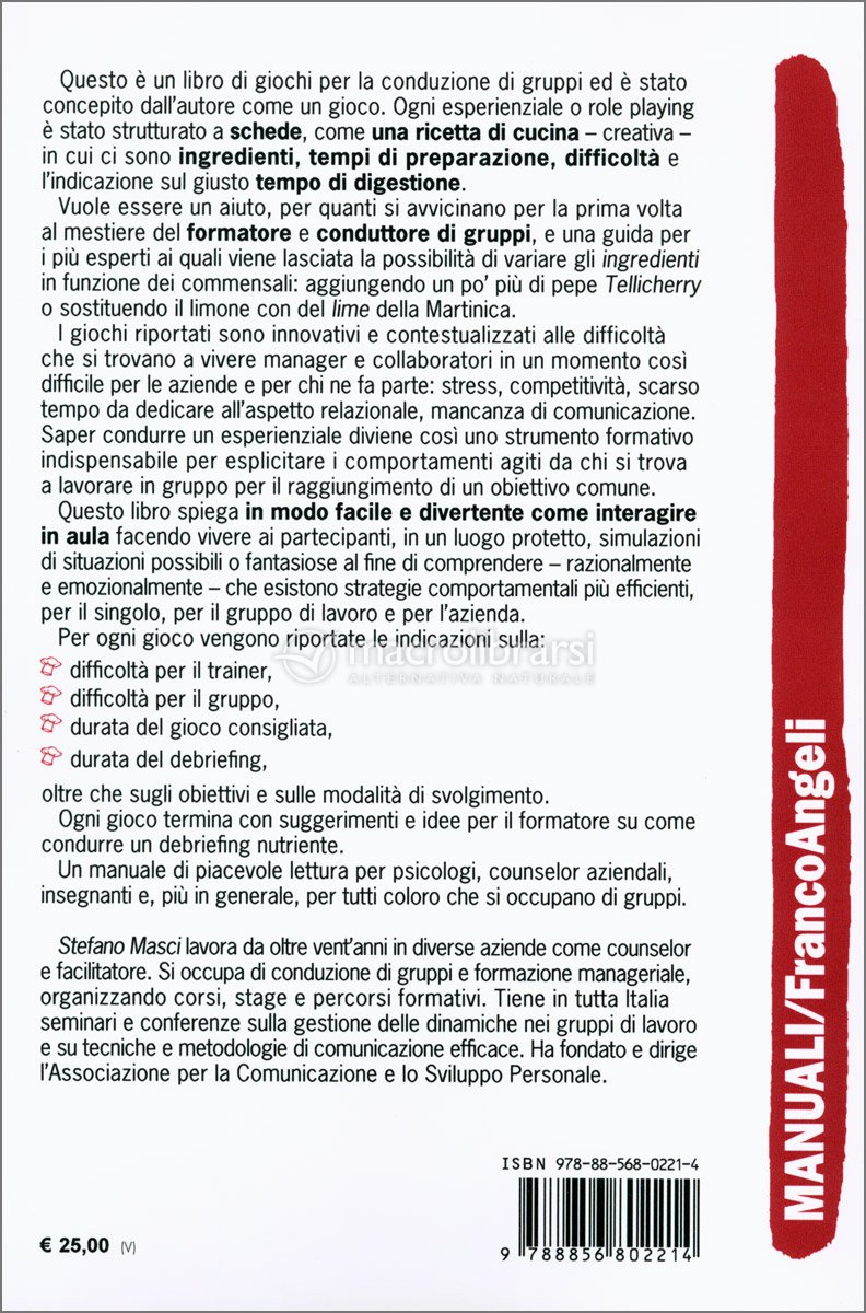 Giochi e Role Playing per la Formazione e la Conduzione dei Gruppi ...