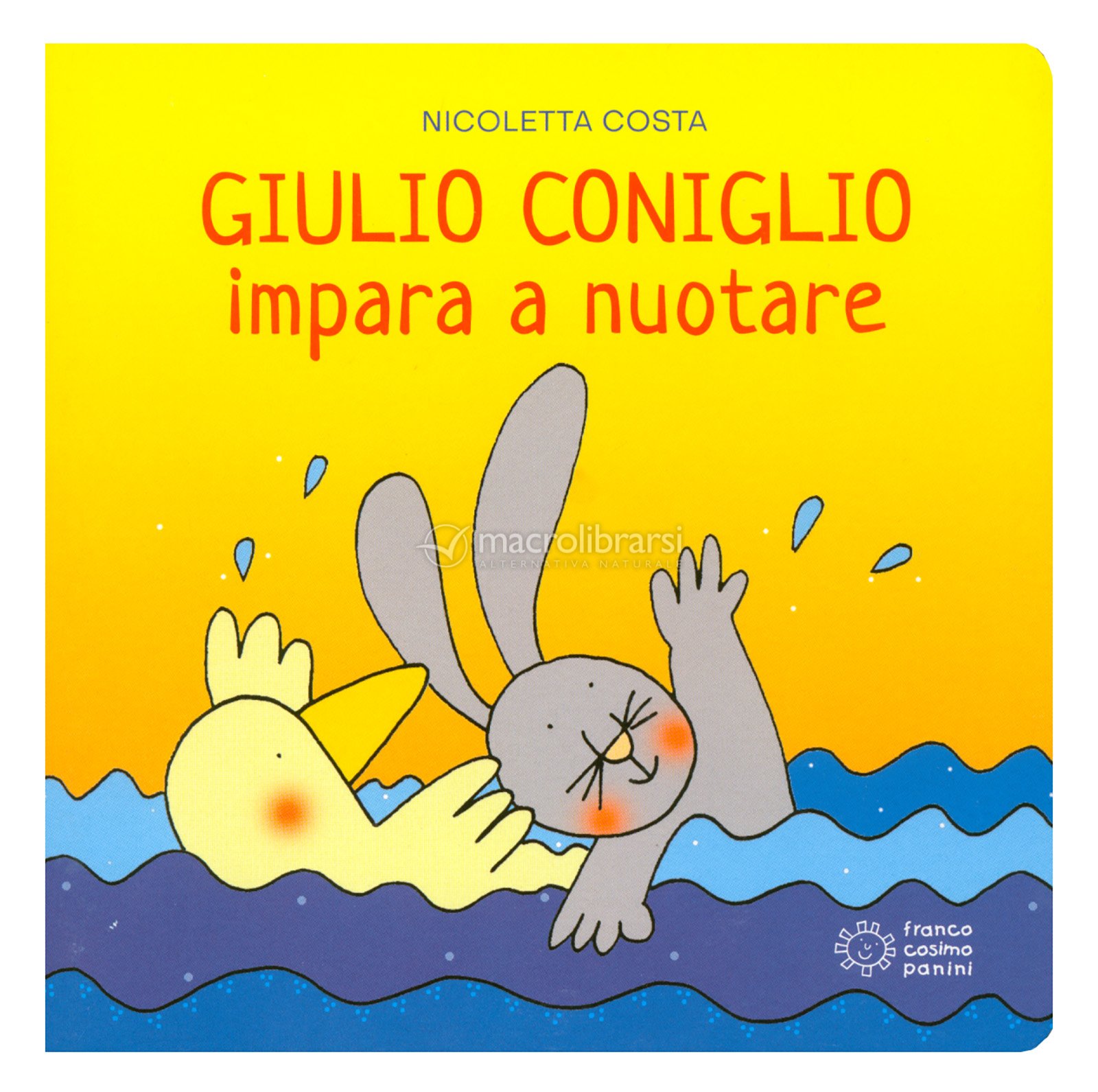 Giulio Coniglio Impara a Nuotare — Libro di Nicoletta Costa