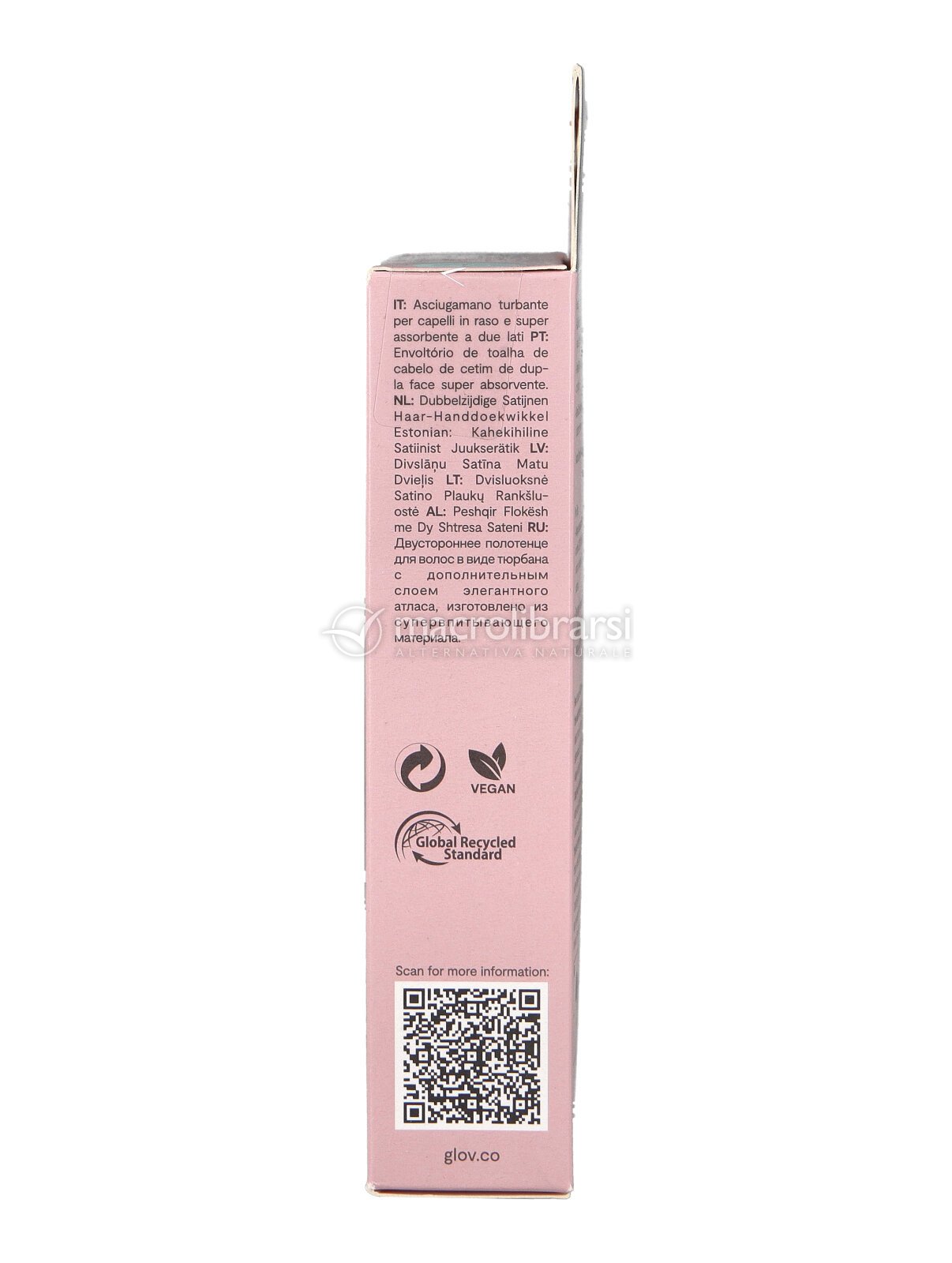Good Nite – 3 Asciugamani Turbante In Microfibra Per Capelli, Super Assorbenti, Asciugatura Rapida, Colori Grigio/Rosa/Lavanda