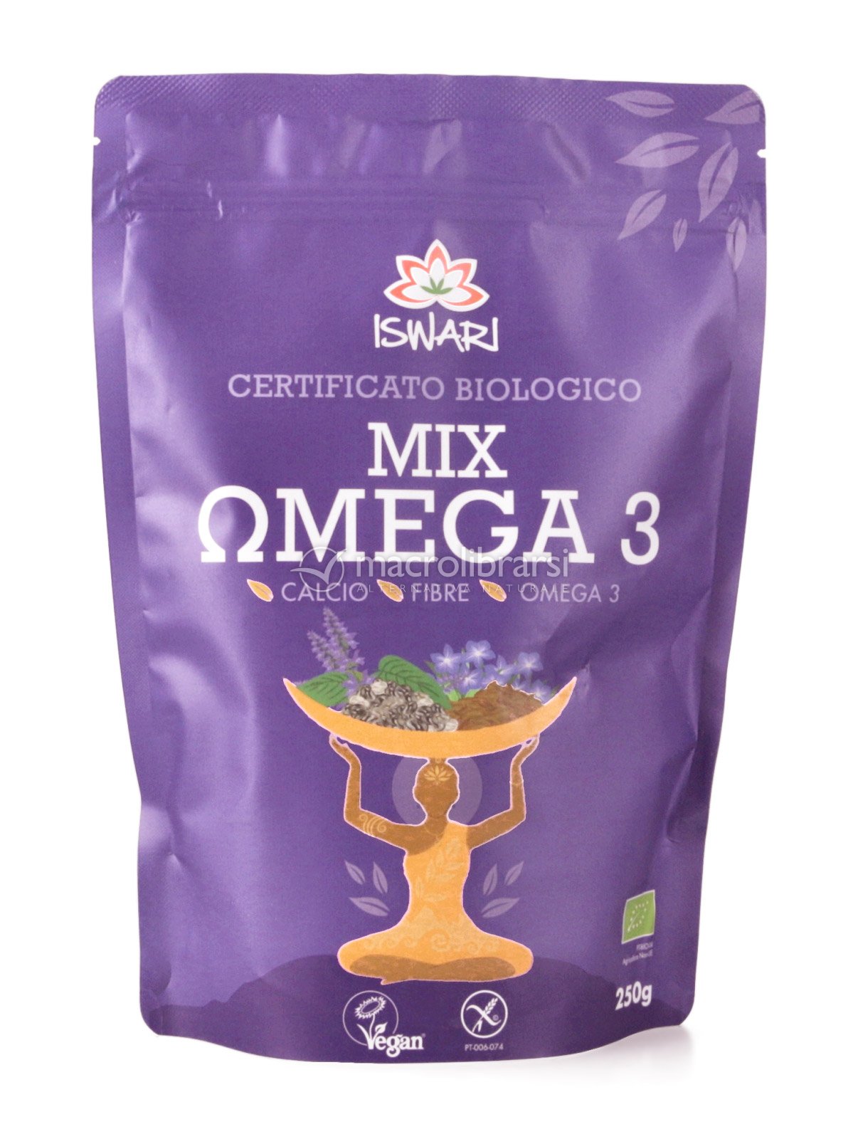 Golden Omega Mix - Semi di Chia e di Lino di Iswari - Macrolibrarsi.it