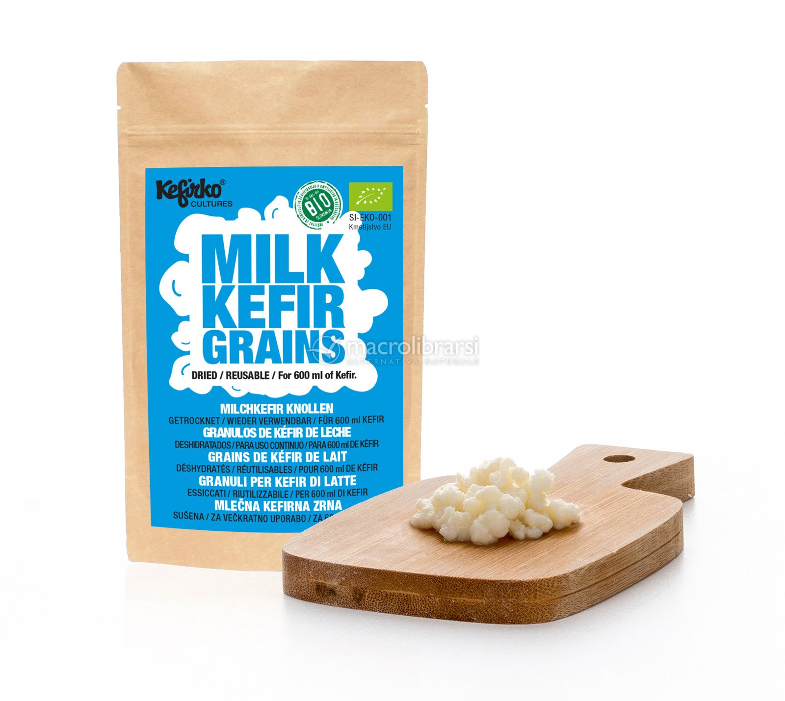 Granuli per Kefir di Latte Essiccati Riutilizzabili di Kefirko Granuli per Kefir di Latte Essiccati Riutilizzabili di Kefirko