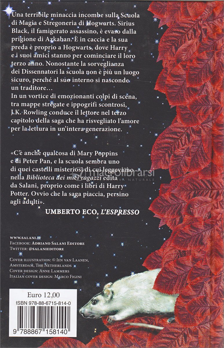 Harry Potter E Il Prigioniero Di Azkaban Libro