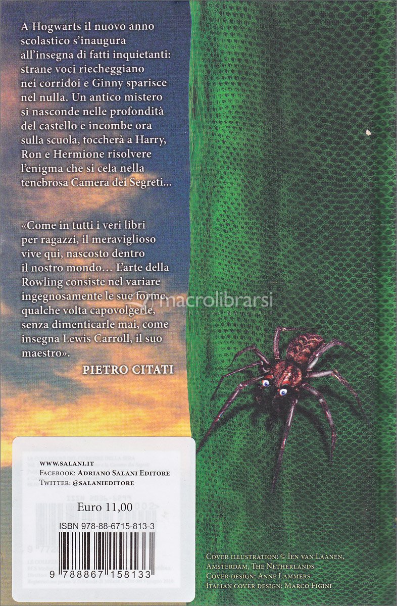 Harry Potter La Camera Dei Segreti Libro