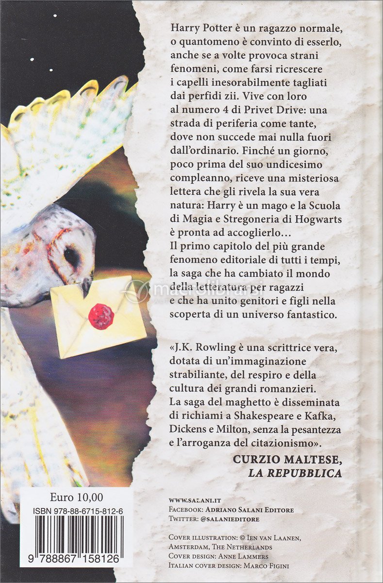 Harry Potter e la Pietra Filosofale J.K. Rowling Harry Potter e la Pietra Filosofale J.K. Rowling