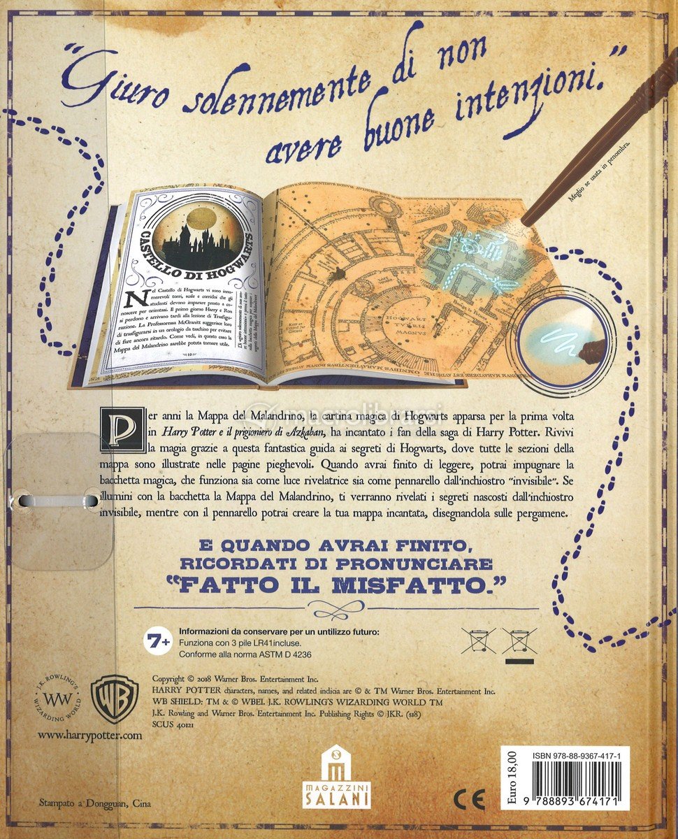 Crea in poco tempo la tua Mappa del Malandrino di Harry Potter