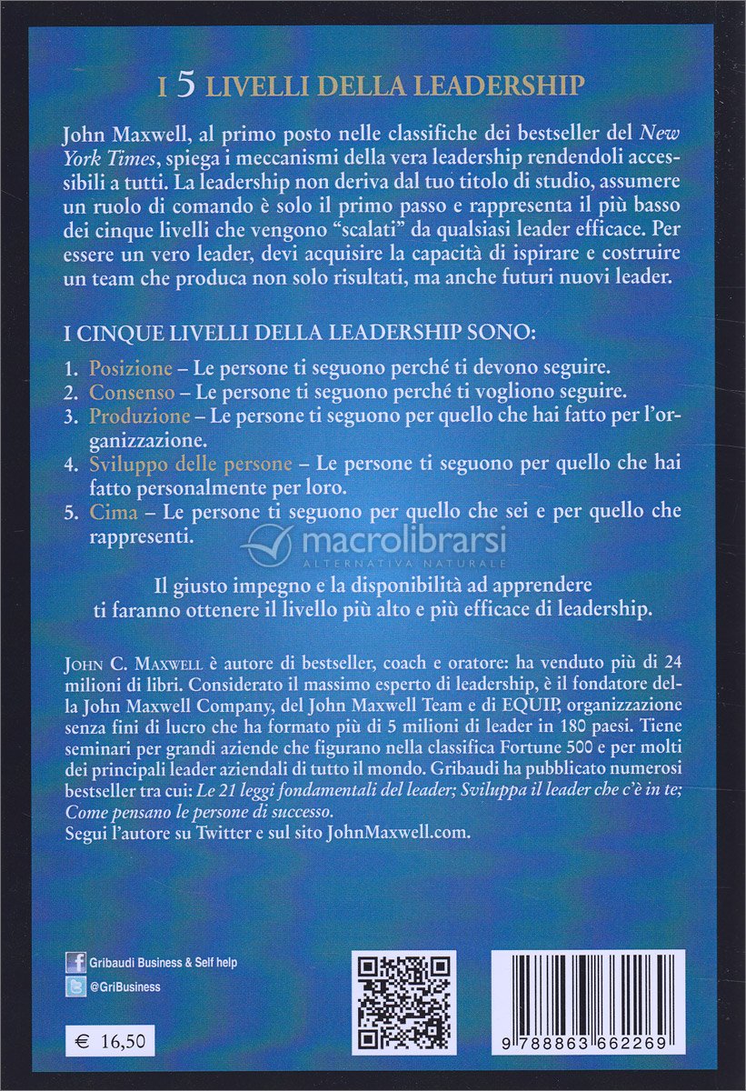 I 5 Livelli della Leadership — Libro di John C. Maxwell