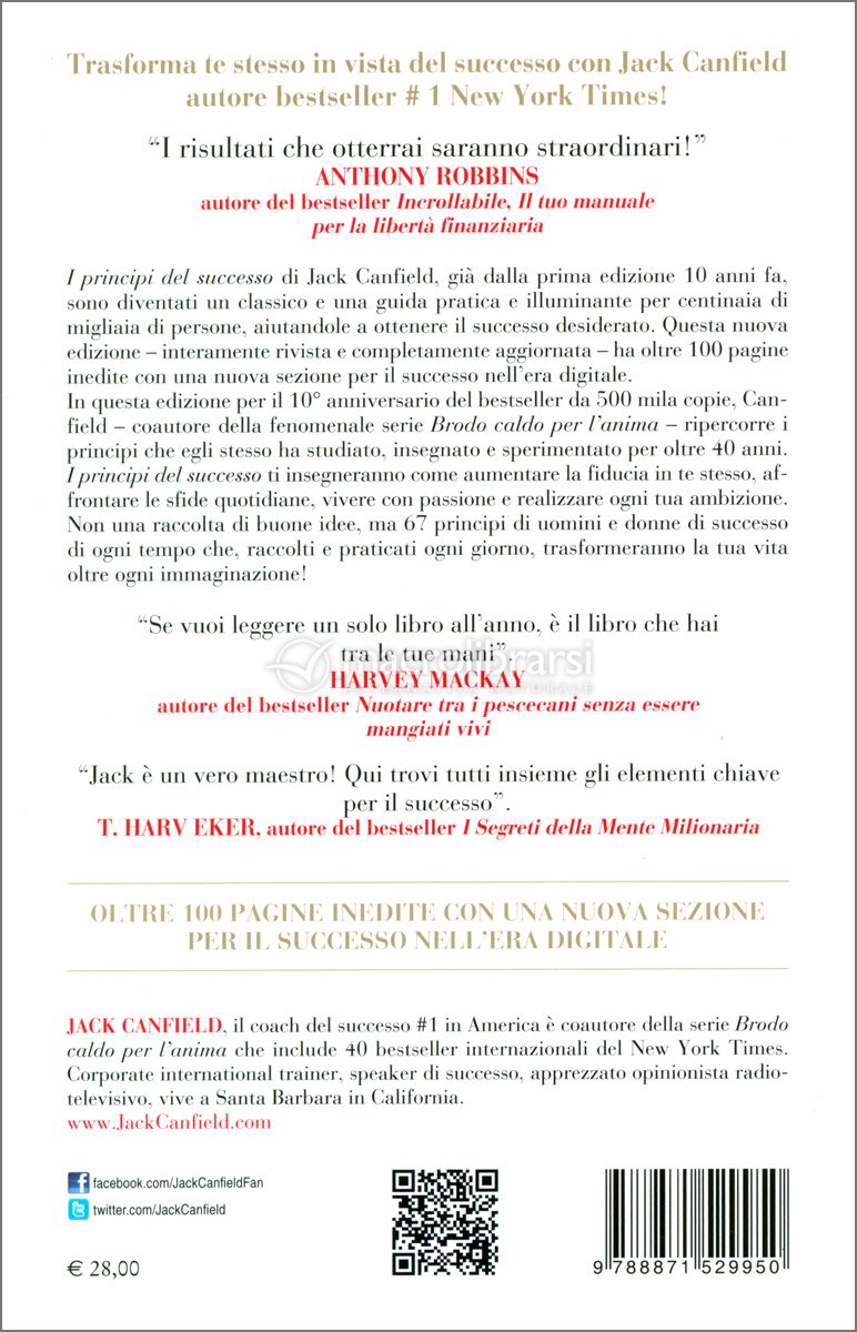 I Principi del Successo — Libro di Jack Canfield