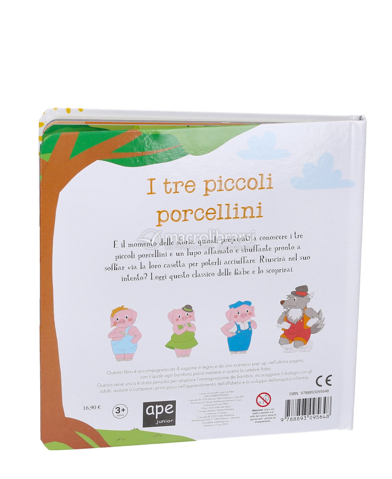 I TRE PORCELLINI Fiabe Fantastiche Adesivi Attacca Colora Per Bambini -  (121) EUR 27,50 - PicClick IT