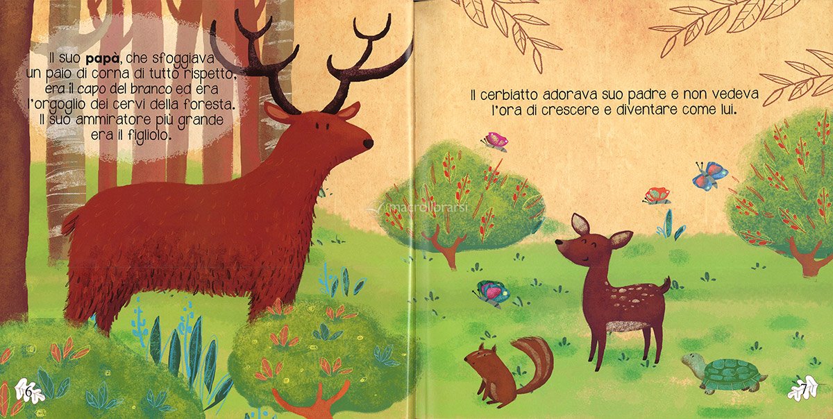 Il Cerbiatto e il Cervo — Libro di Stefania Leonardi Hartley