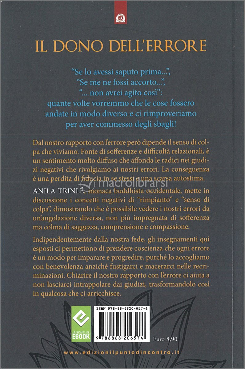 Il Dono dell'Errore — Libro di Anila Trinlé