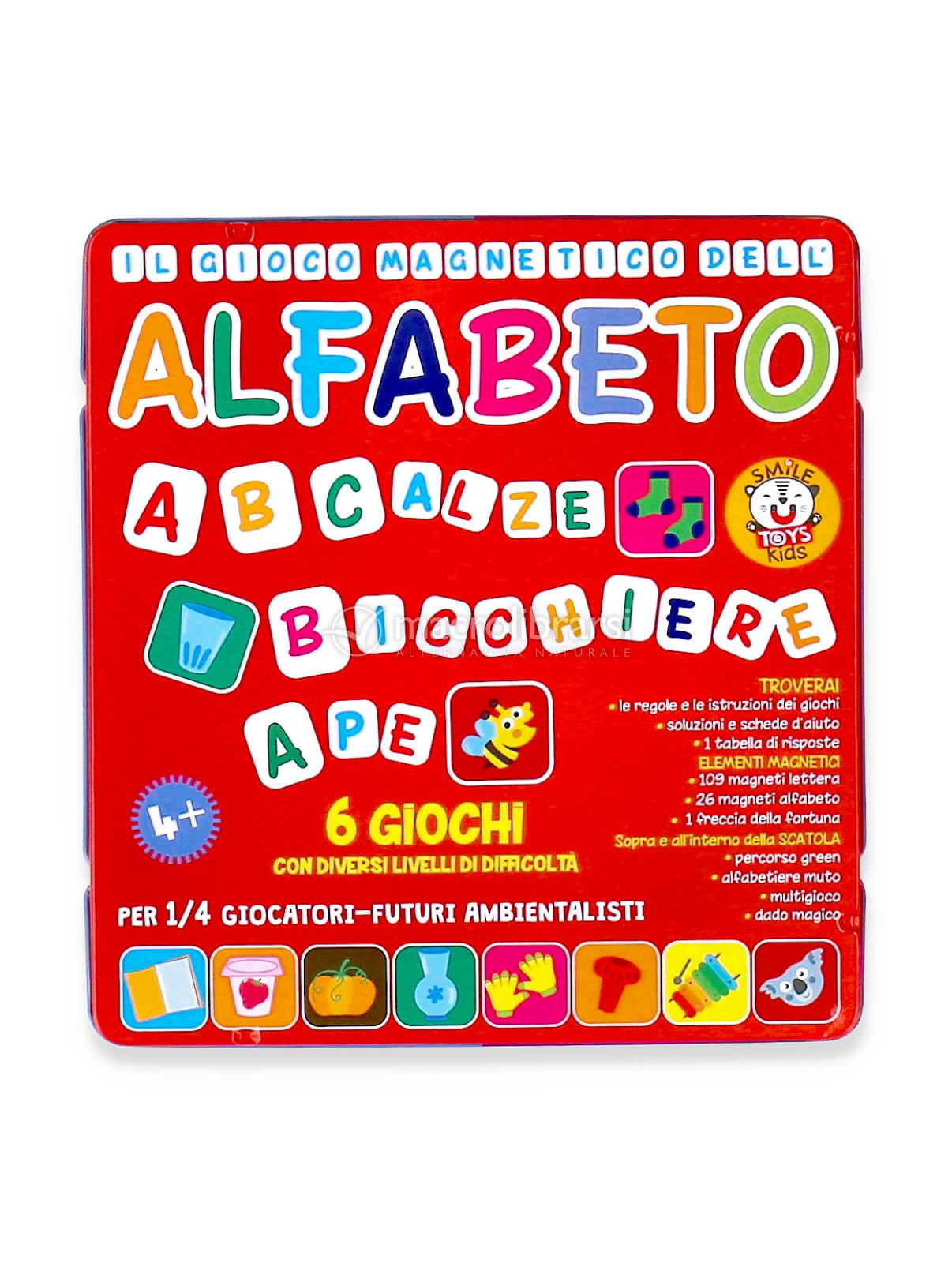 Lettere magnetiche per bambini - Magneti Abc alfabeto in plastica (26 pz)