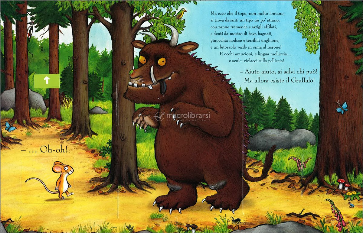 Il Gruffalò - Con Alette, Linguette e Pop-up — Libro di Julia Donaldson