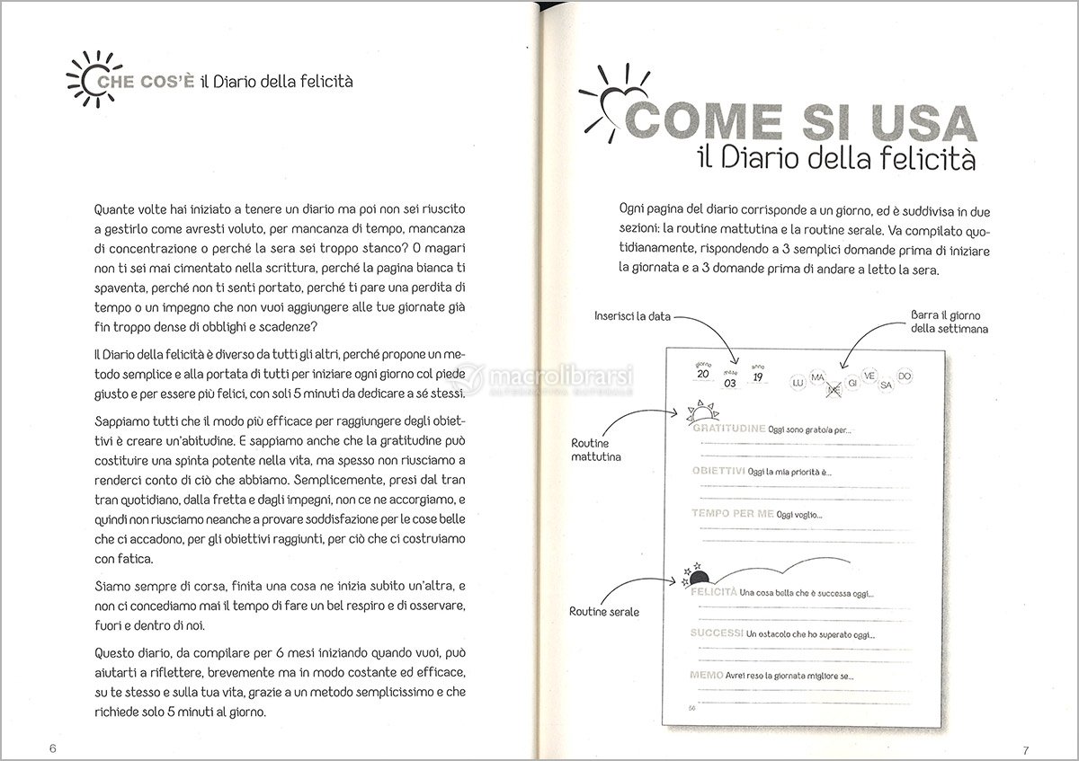 Il Mio Diario Della Felicità In 5 Minuti