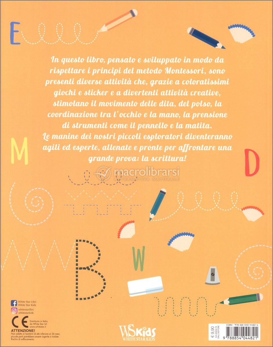 Il pregrafismo Libro per Bambini 4 Anni in su: Il mio libretto di  prelettura per aiutare ad imparare a scrivere e disegnare divertendosi –  ideale per