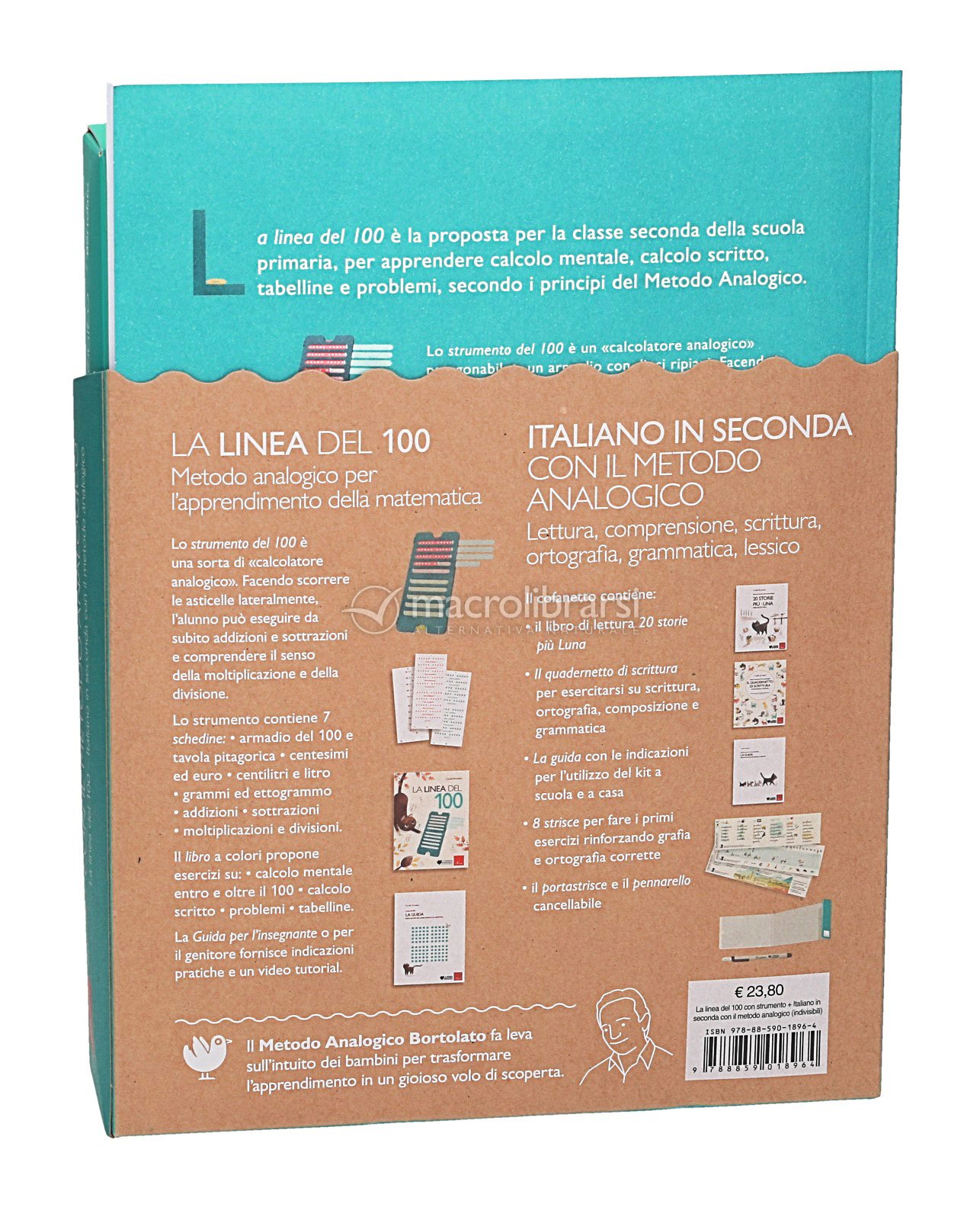 La linea del 100. Metodo analogico per l'apprendimento della matematica.  Con strumento