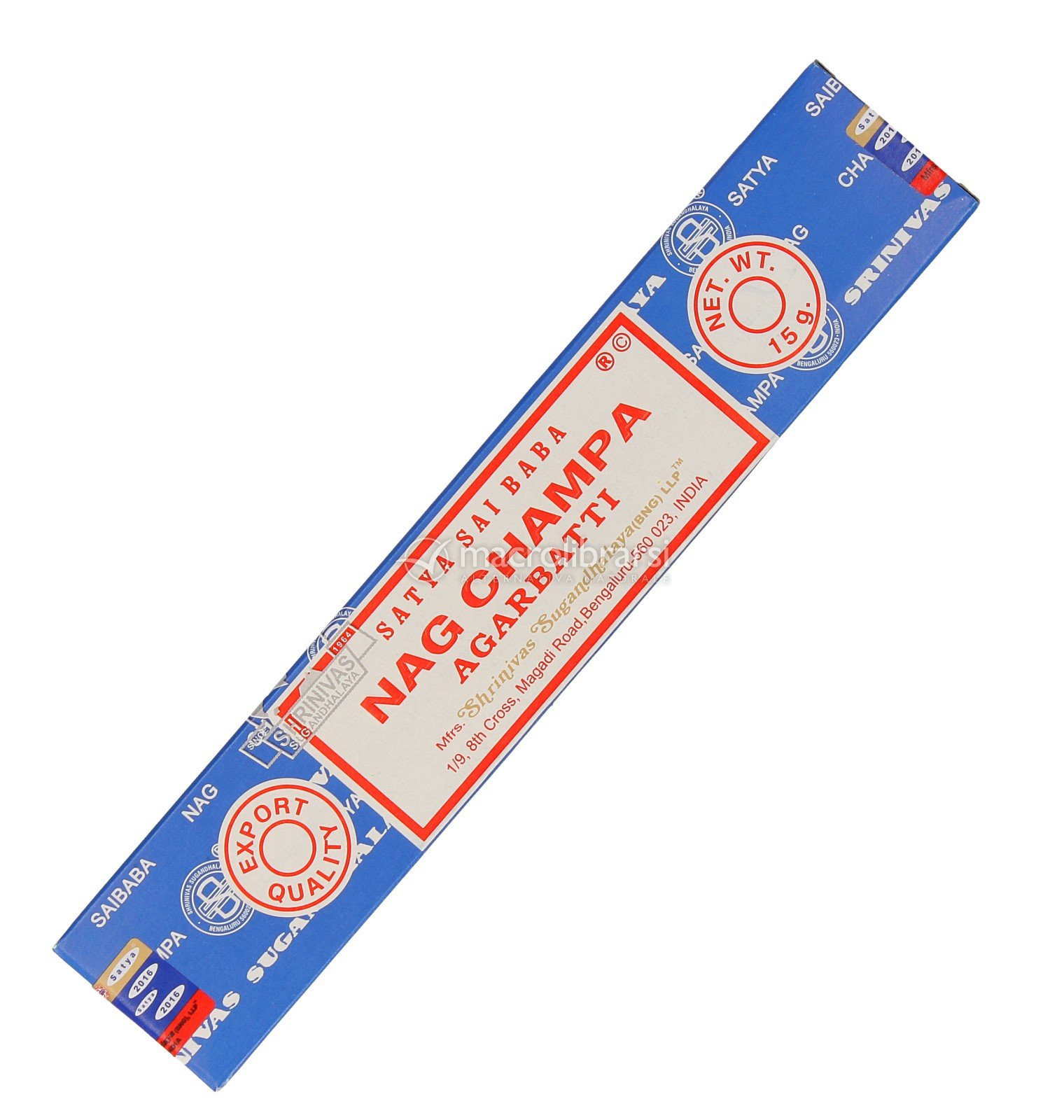 Coni incenso Nag Champa - SATYA - 12 unità - include Base