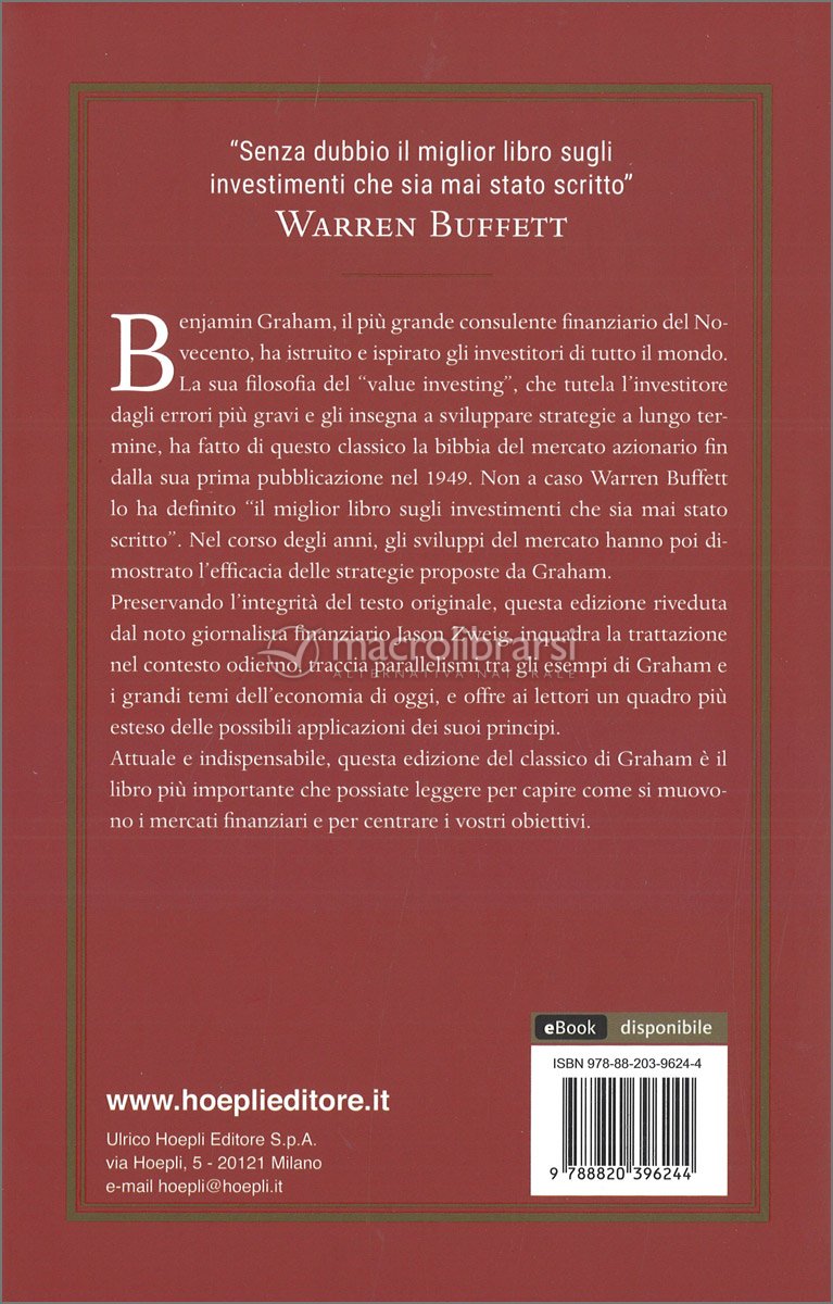 L'Investitore Intelligente — Libro di Benjamin Graham