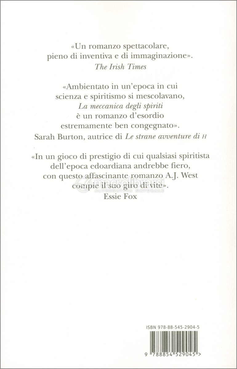 La Meccanica degli Spiriti — Libro di A. J. West