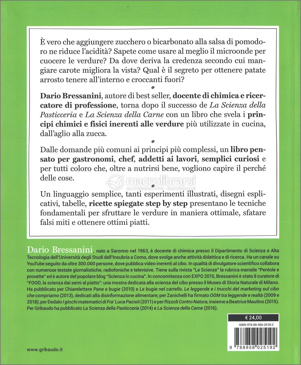 Dario Bressanini presenta La scienza delle verdure - Libreria Palazzo  Roberti, 24 gennaio 2020 