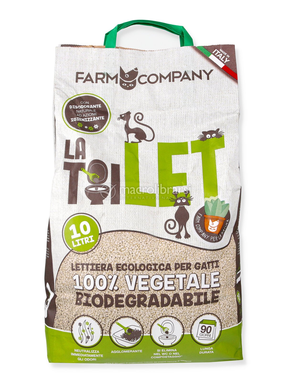 La Toilet - Lettiera Vegetale Biodegradabile di Farm Company 